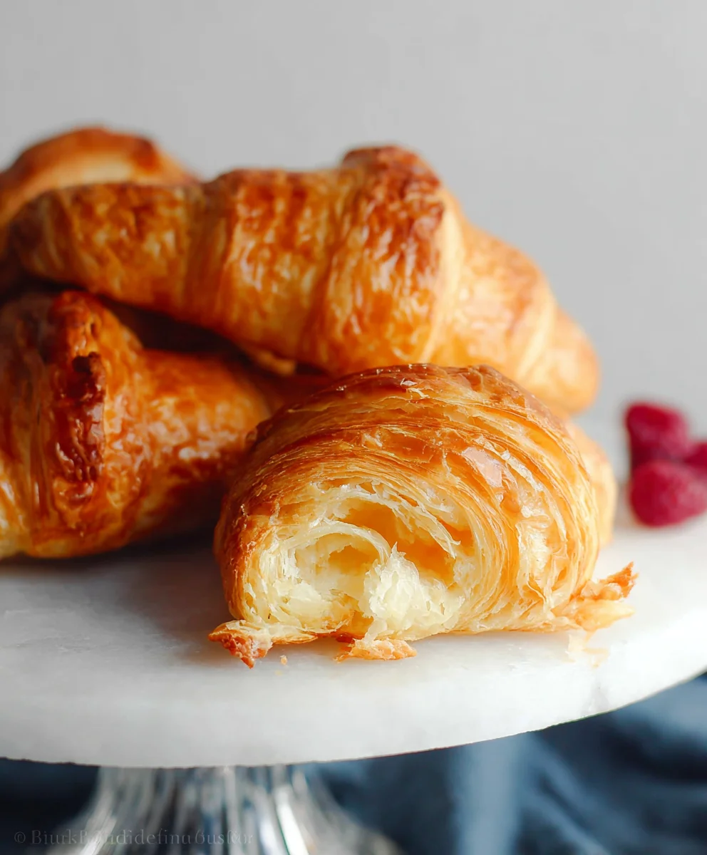 Flaky Homemade Croissants - Easy Recipe