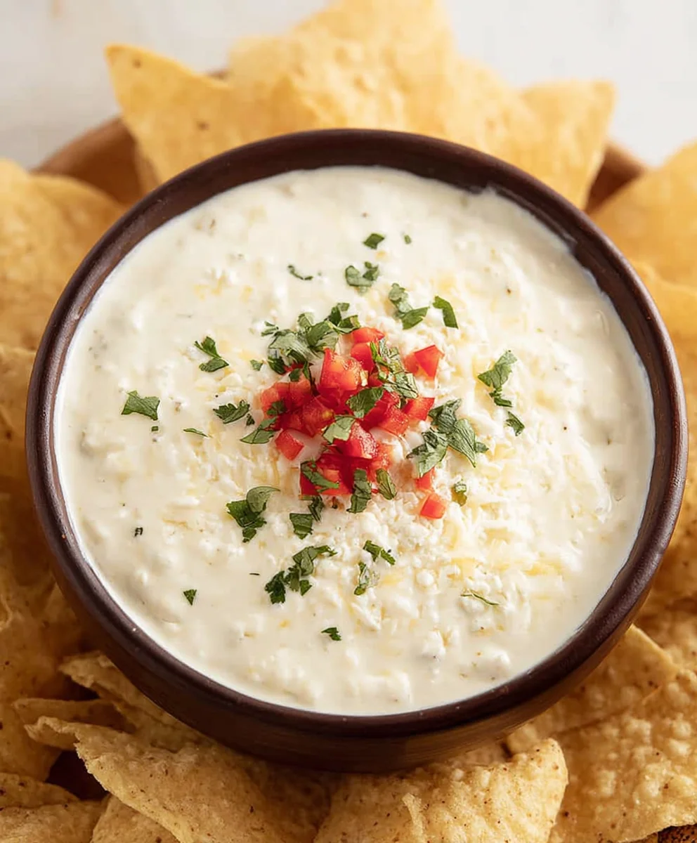 Best Mexican White Cheese Dip - Creamy & Easy Recipe