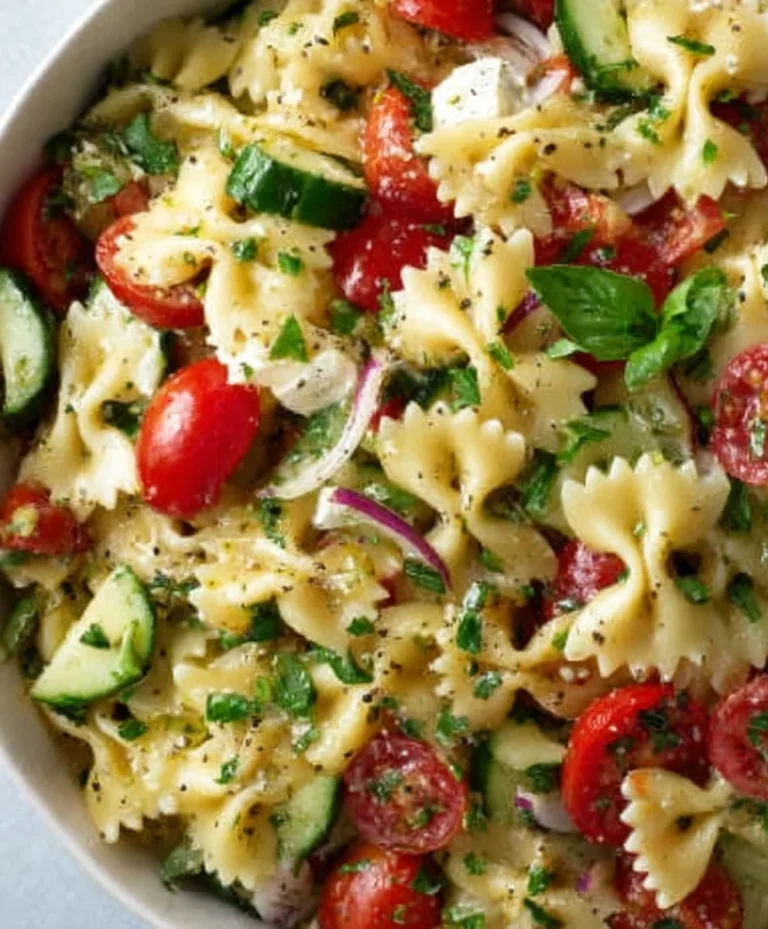 Easy Bow Tie Pasta Salad Recipe – Quick & Delicious