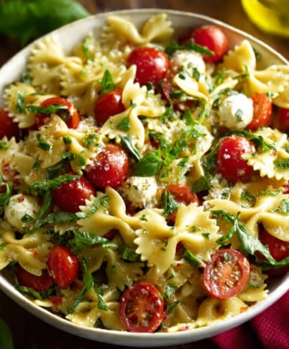 Easy Bow Tie Pasta Salad Recipe - Quick & Delicious