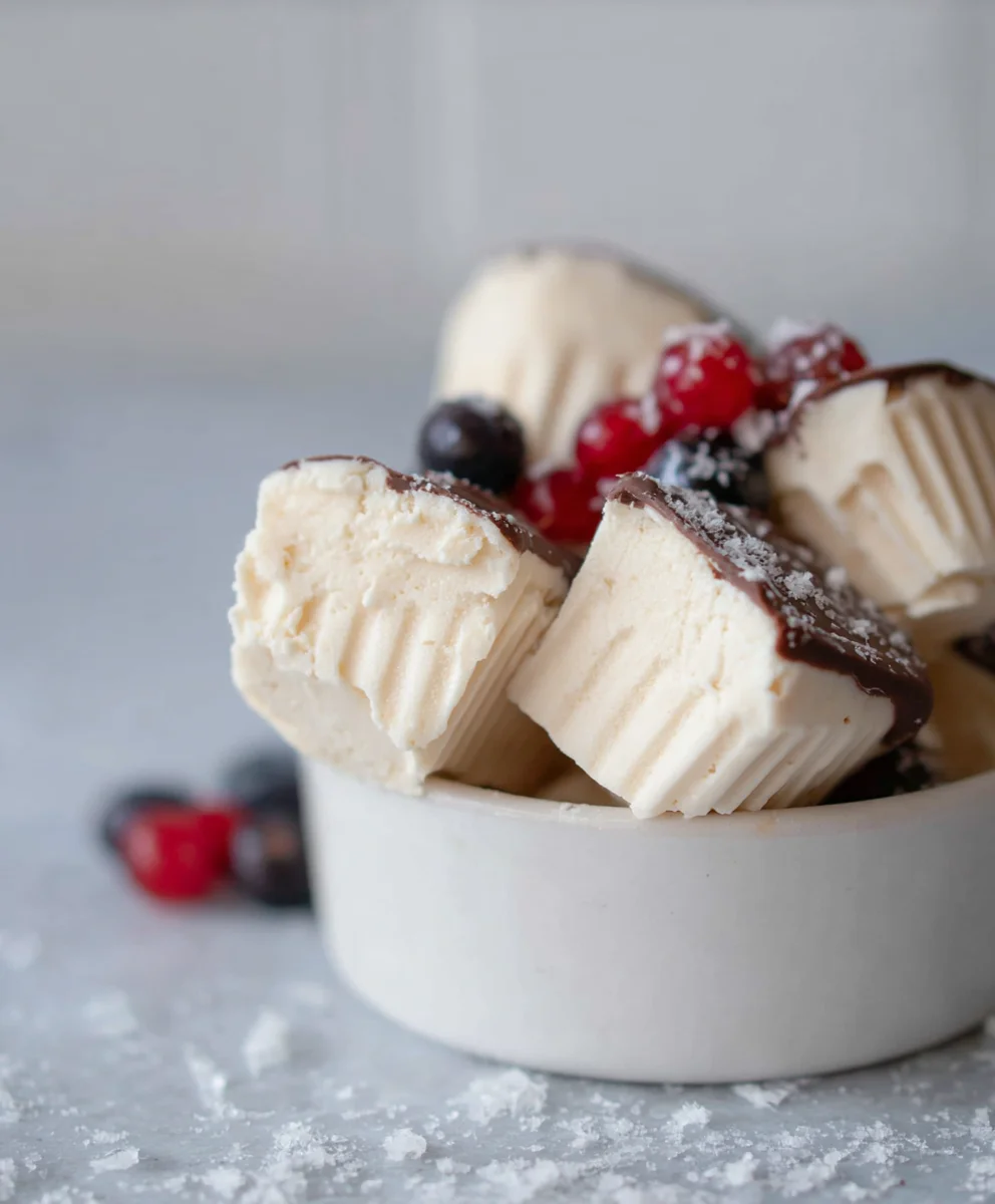 Easy Frozen Yogurt Bites- Dairy-Free Option