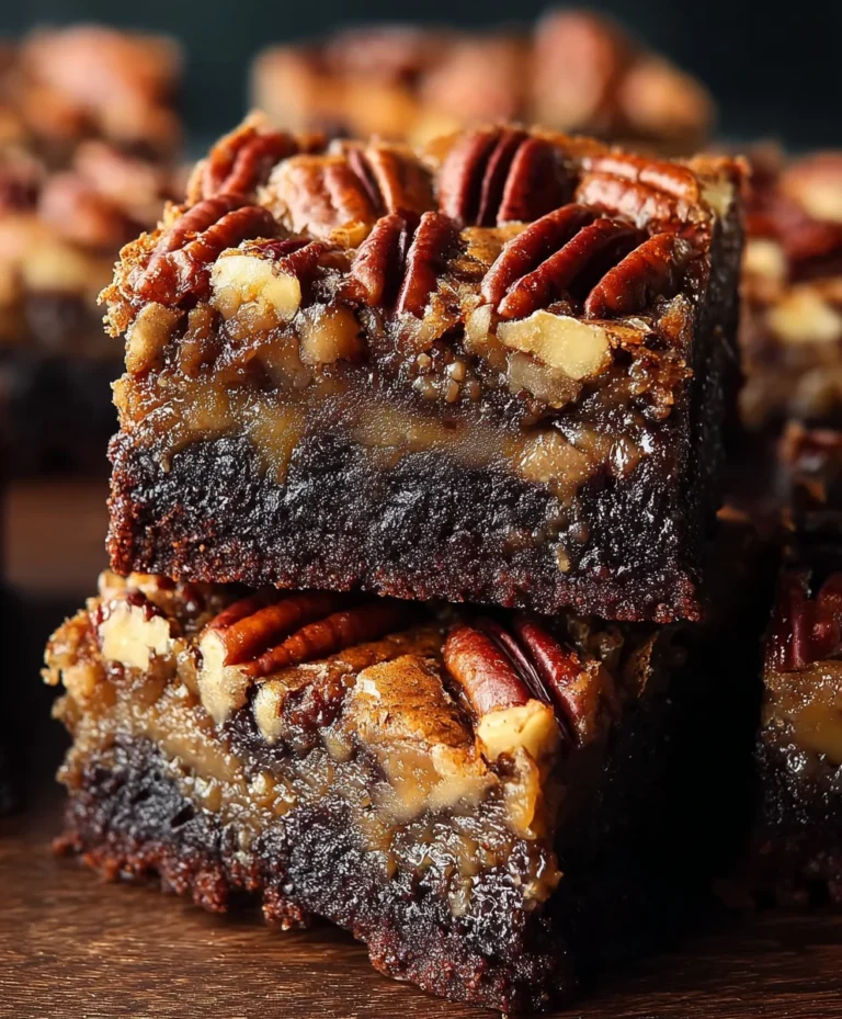Pecan Pie Brownies-Decadent Dessert Bliss