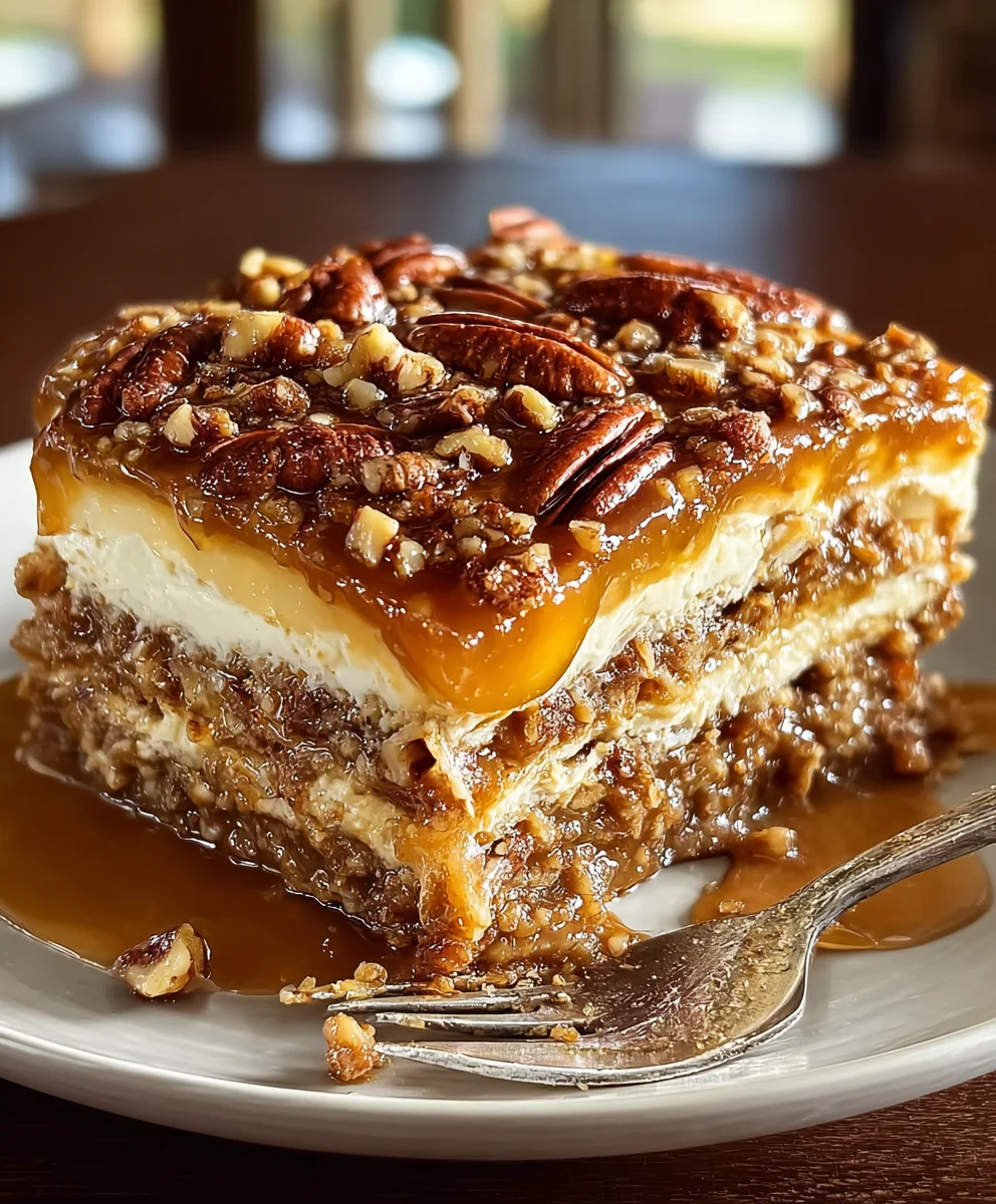 Pecan Pie Lasagna-Decadent Dessert-Easy Recipe