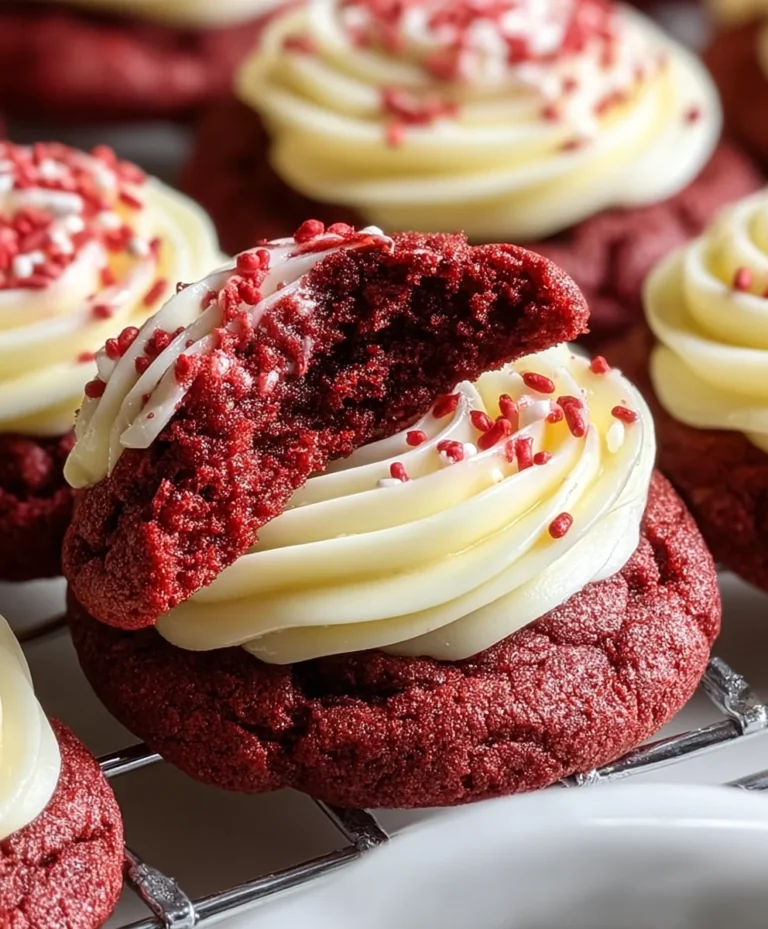 Cream Cheese Red Velvet Cookies-Decadent Delight
