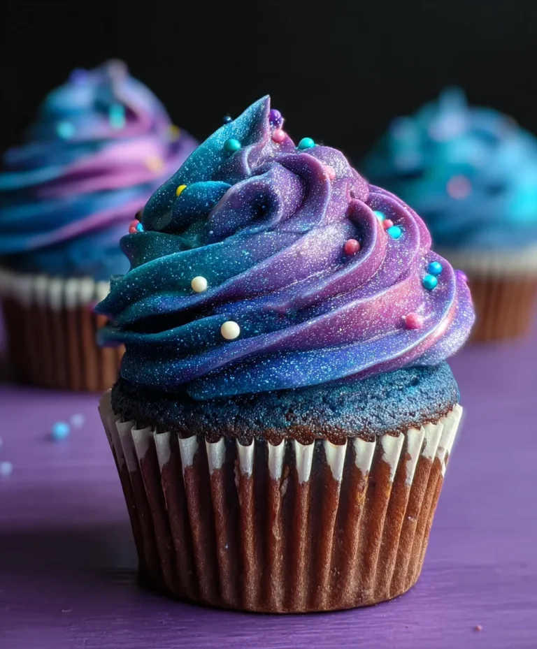 Galaxy Cupcakes Recipe- Out of this World Dessert