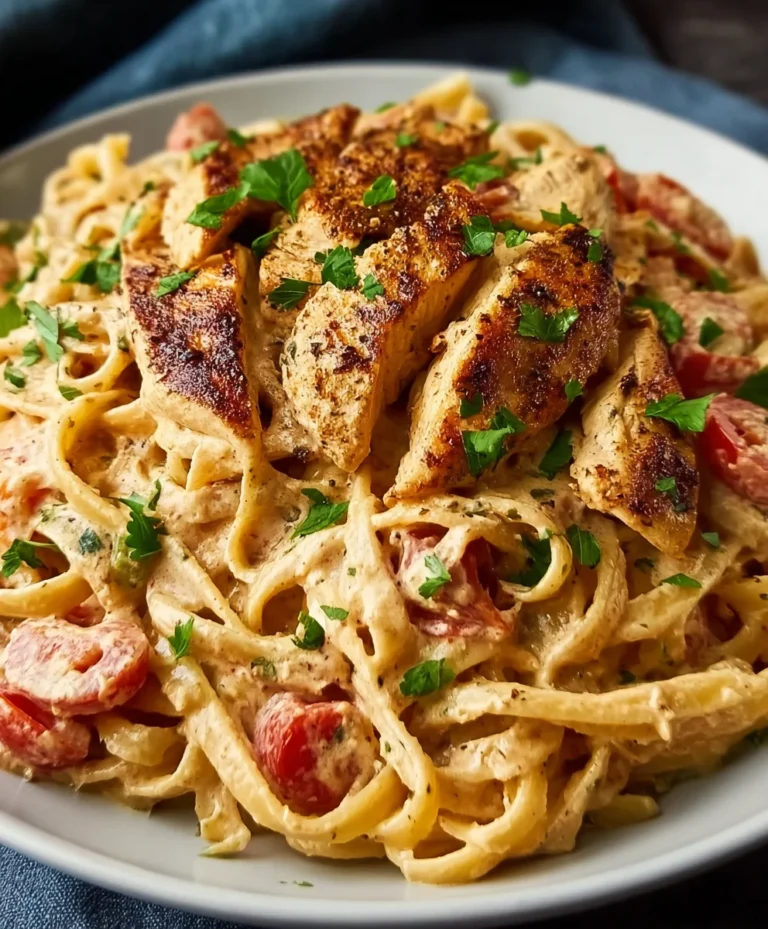 Quick Creamy Cajun Chicken Pasta-Easy Weeknight Meal