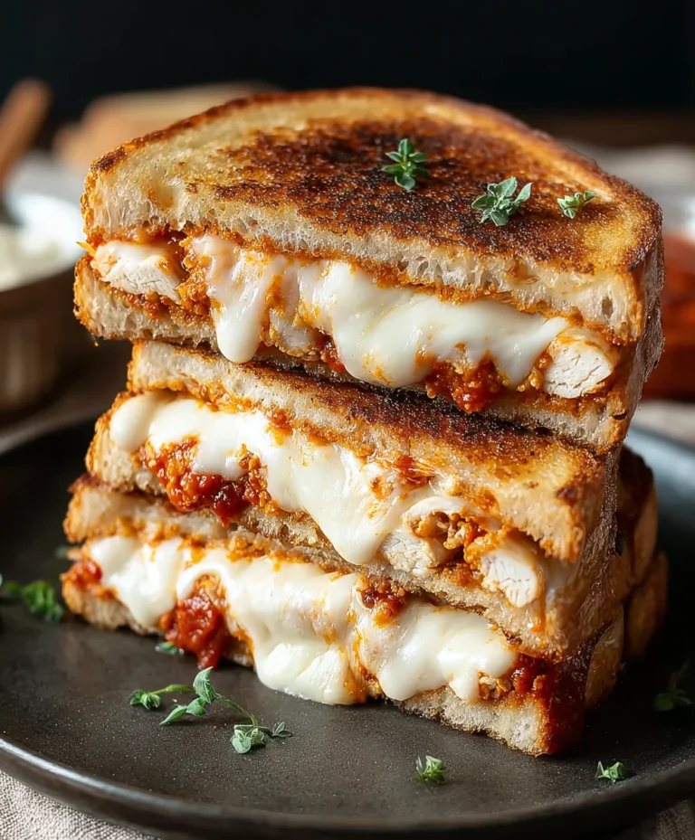 Lazy Chicken Parmesan Grilled Cheese-Easy Meal
