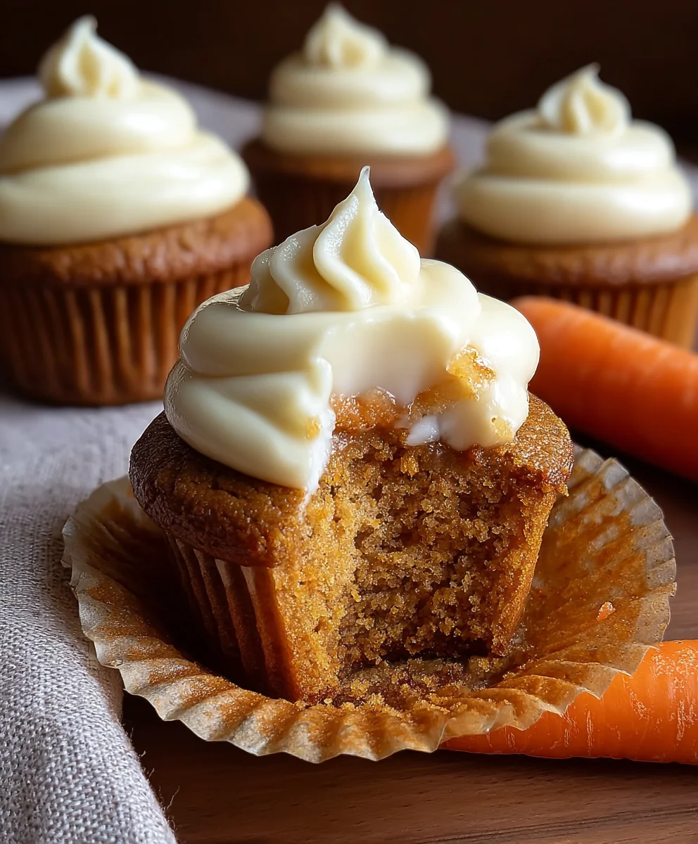 Carrot Cheesecake Cupcakes - Delicious Dessert Bites