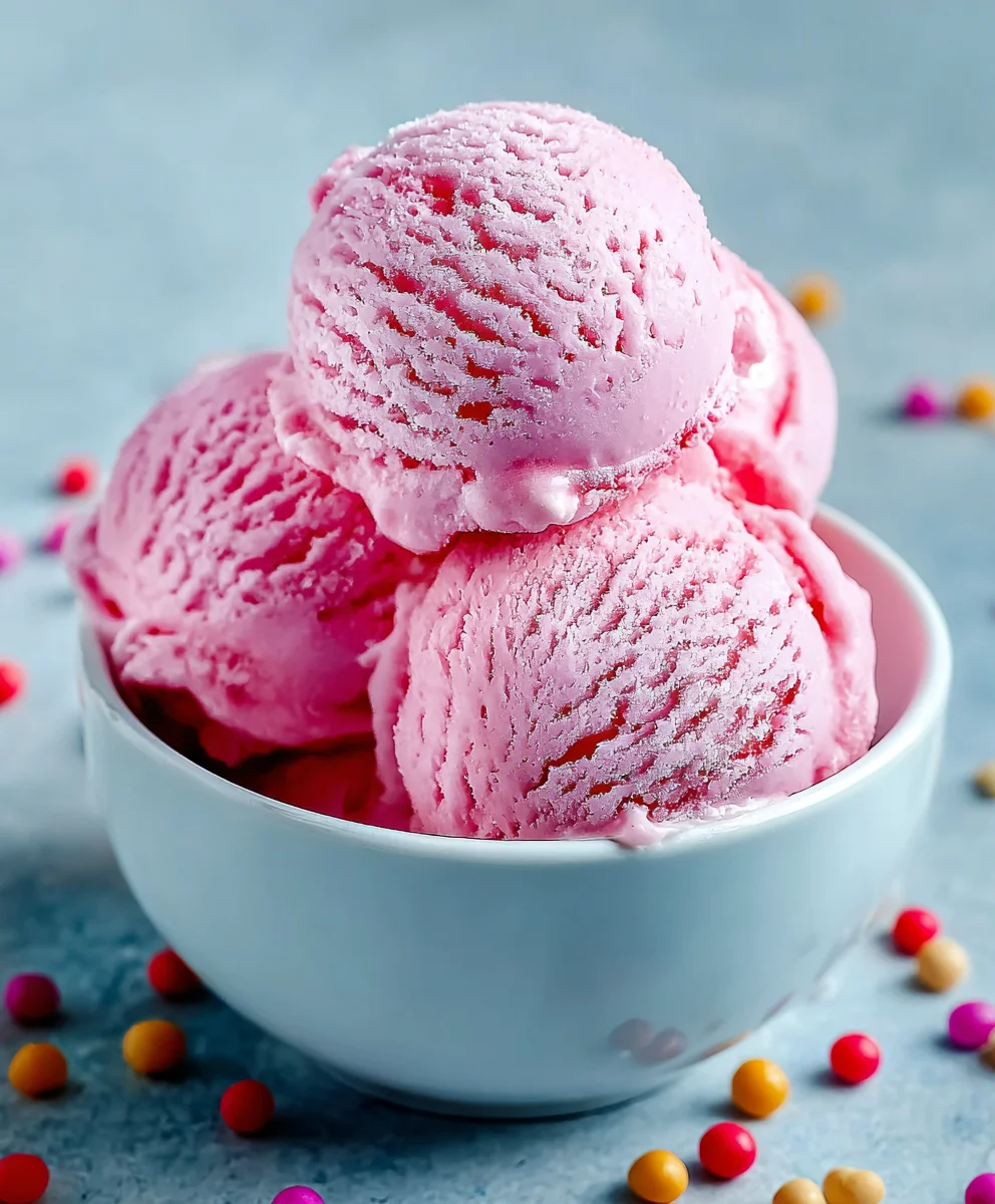 Homemade Bubblegum Ice Cream - Easy Fun Treat