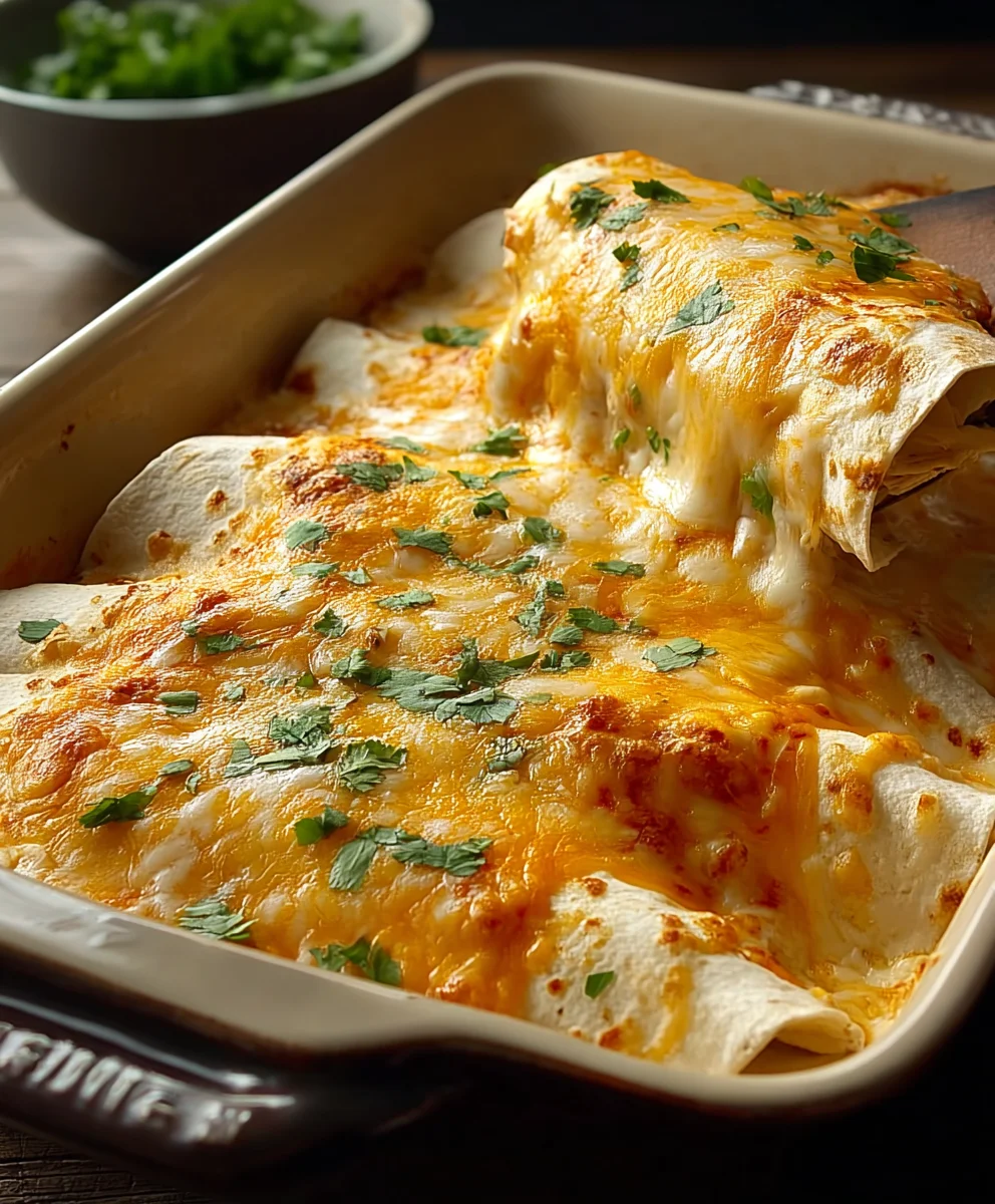 Easy White Chicken Enchiladas Recipe - Quick & Delicious Dinner