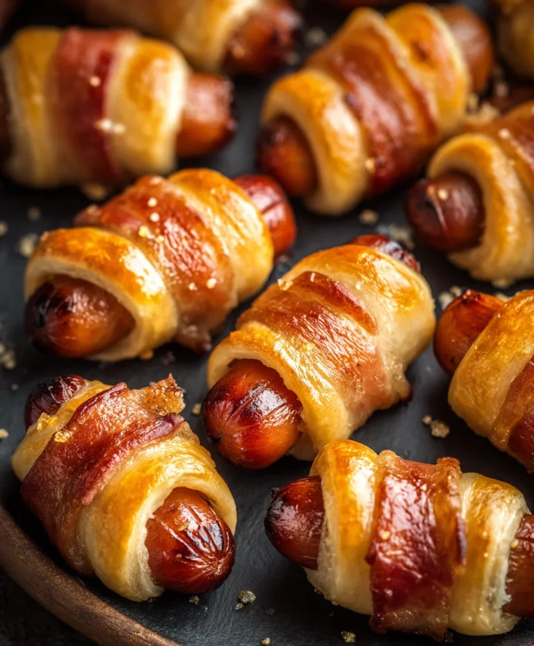 Glazed Beef-Links in Pastry-Blankets – Easy Appetizer