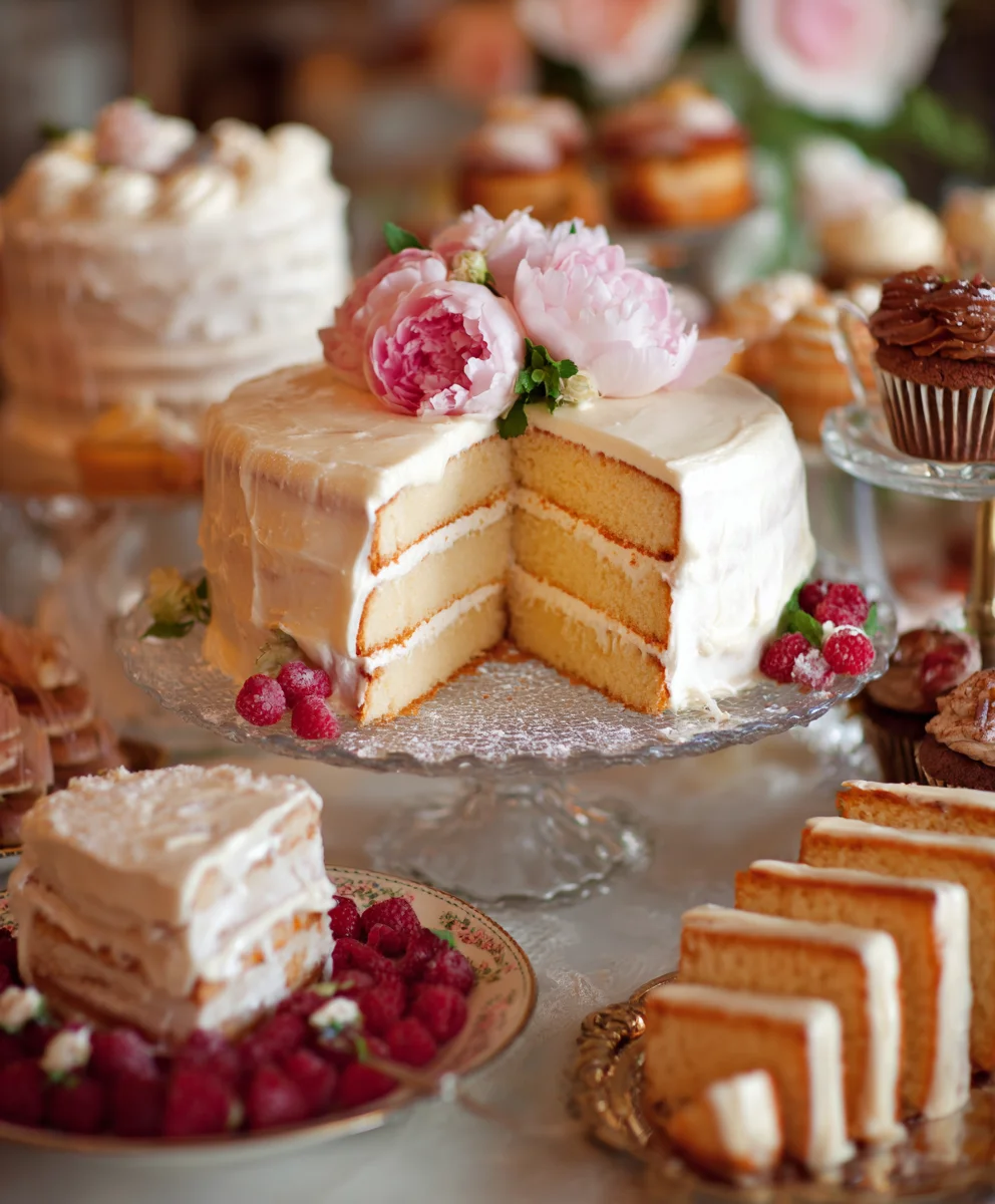 Vintage Wedding Dessert Table Ideas-Timeless Treats
