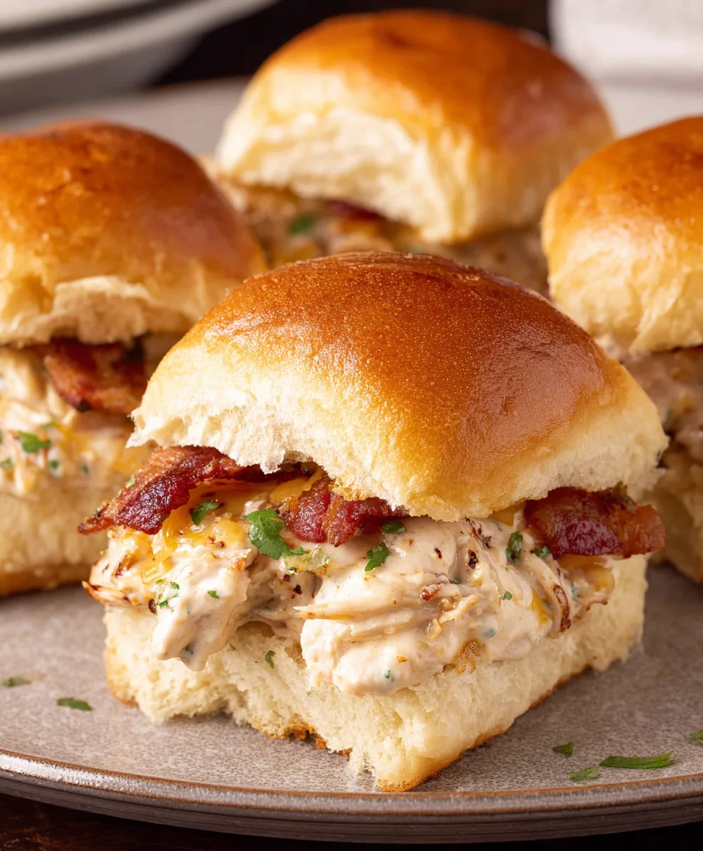 Beef Beef Bacon Ranch Sliders- Ultimate Chicken Beef Combo