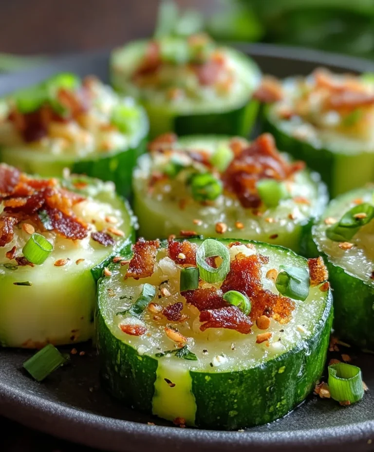 Low Carb Cucumber Bites – Refreshing & Easy Appetizer