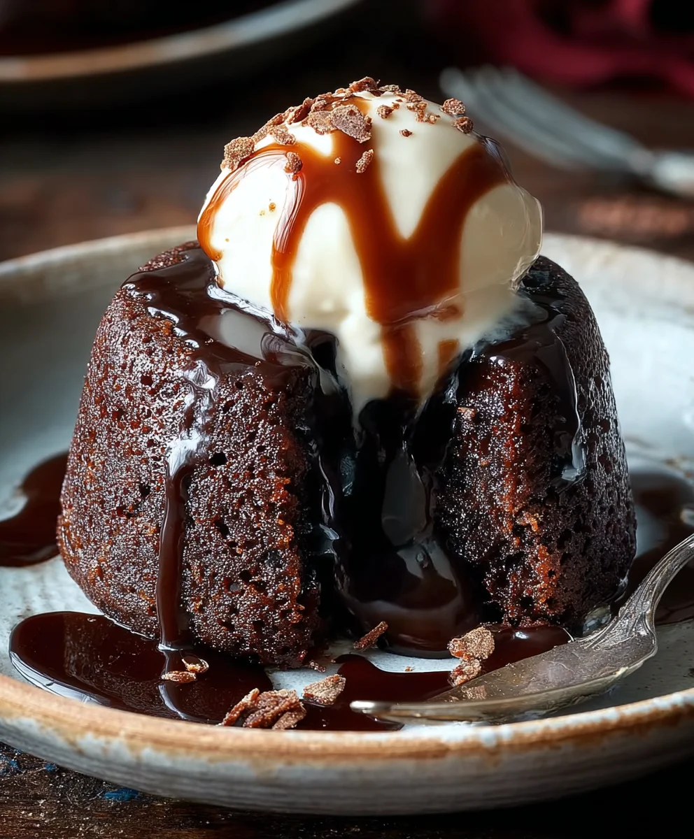Easy Chocolate Sticky Toffee Pudding for Two