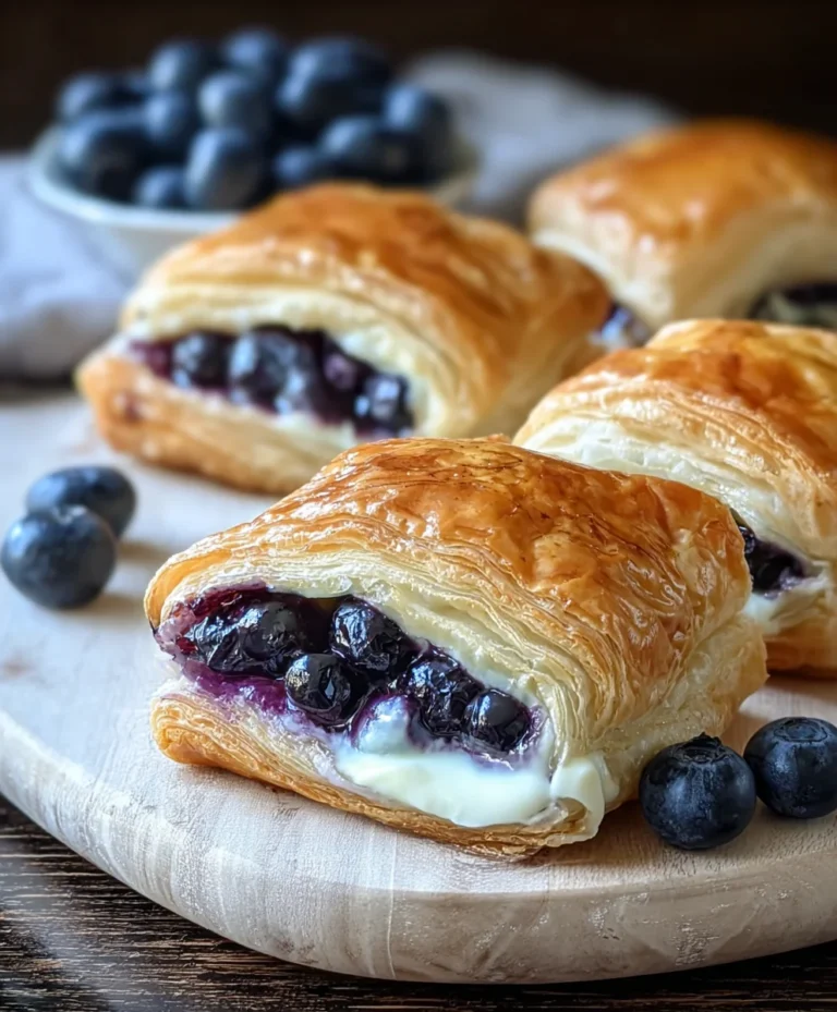 Blueberry Cream Cheese Pastry Easy Recipe