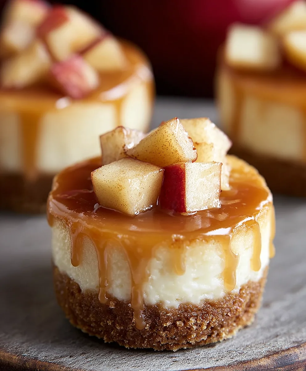 Mini Apple Cheesecakes - Decadent Dessert Bites