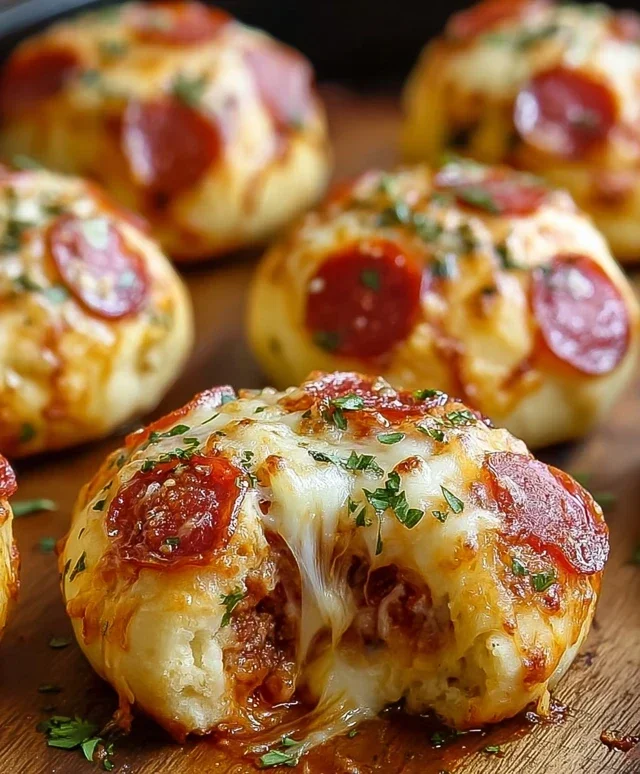 Cheesy Pizza Bombs