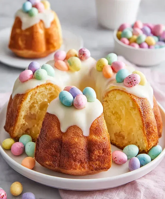 Surprise Inside Easter Bundt Cakes