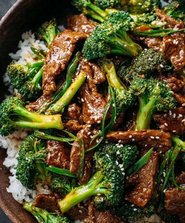 Chinese Beef and Broccoli (牛肉炒西兰花)