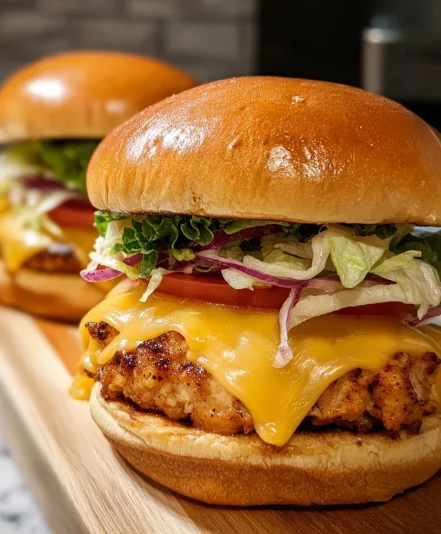 Ground Chicken Smash Burgers