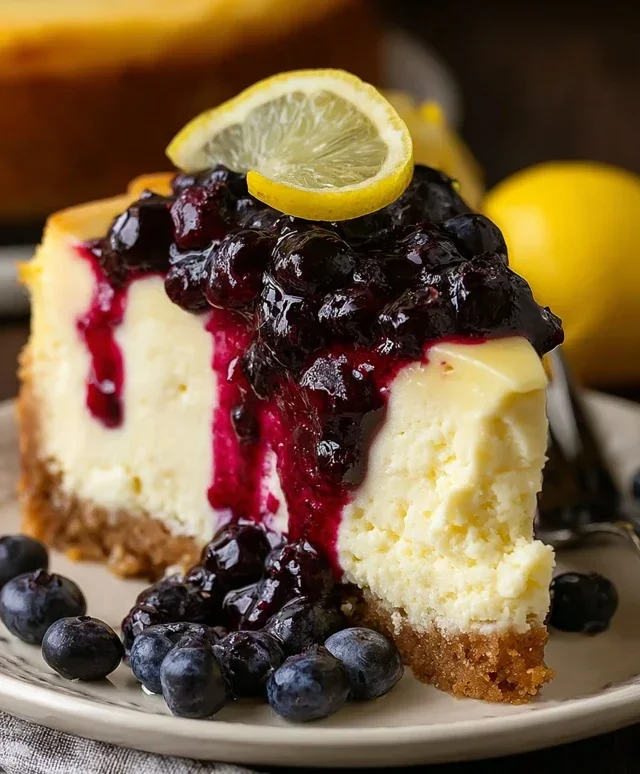 Lemon Blueberry Cheesecake