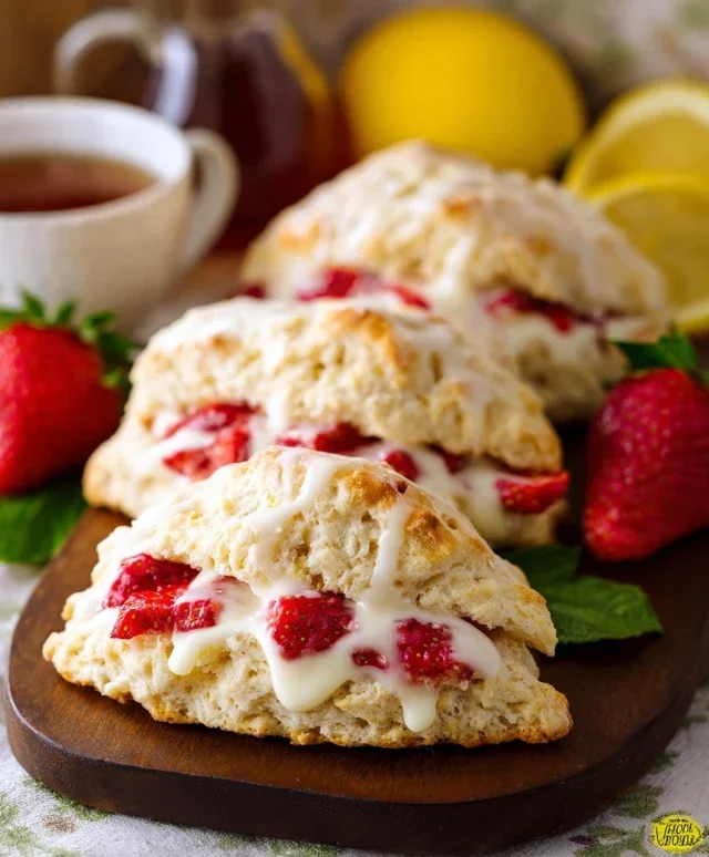 Strawberry Scones