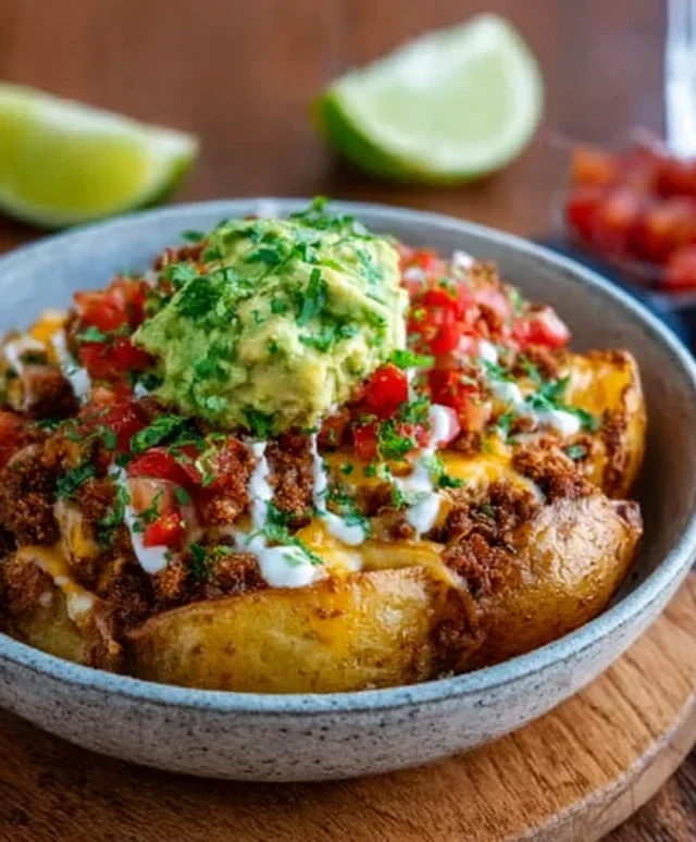 Loaded Potato Taco Bowl