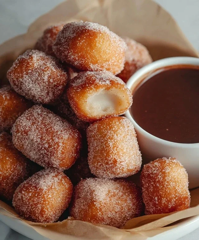 Sweet Air Fryer Churro Bites Recipe