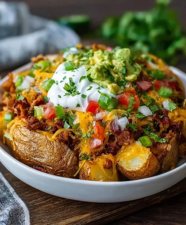 Loaded Potato Taco Bowl