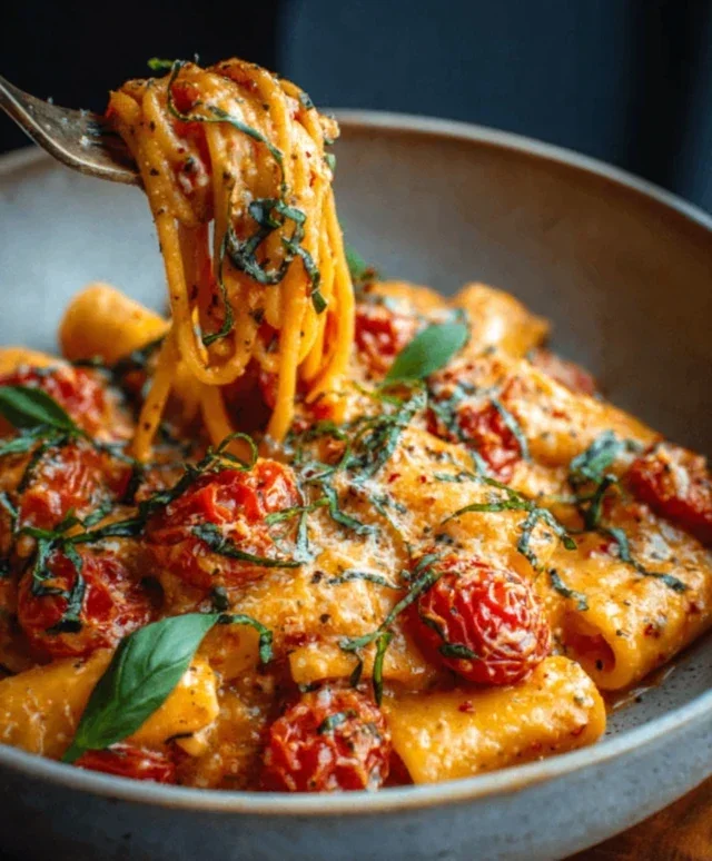Creamy Tomato Garlic Pasta