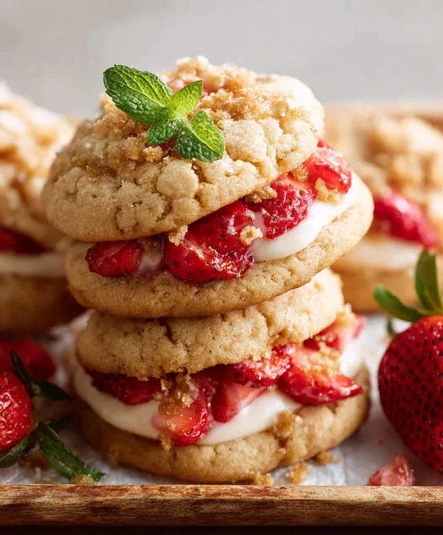 Strawberry Shortcake Cookies