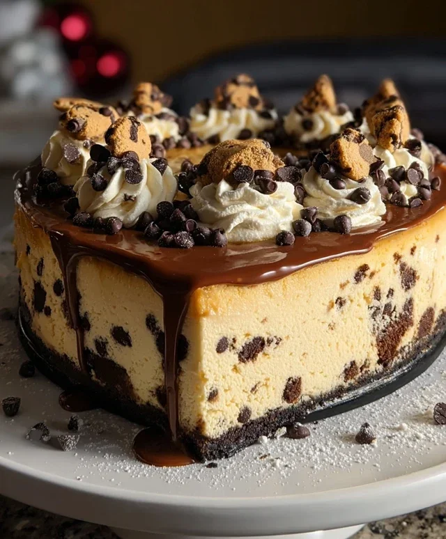 Chocolate Chip Cookie Cheesecake