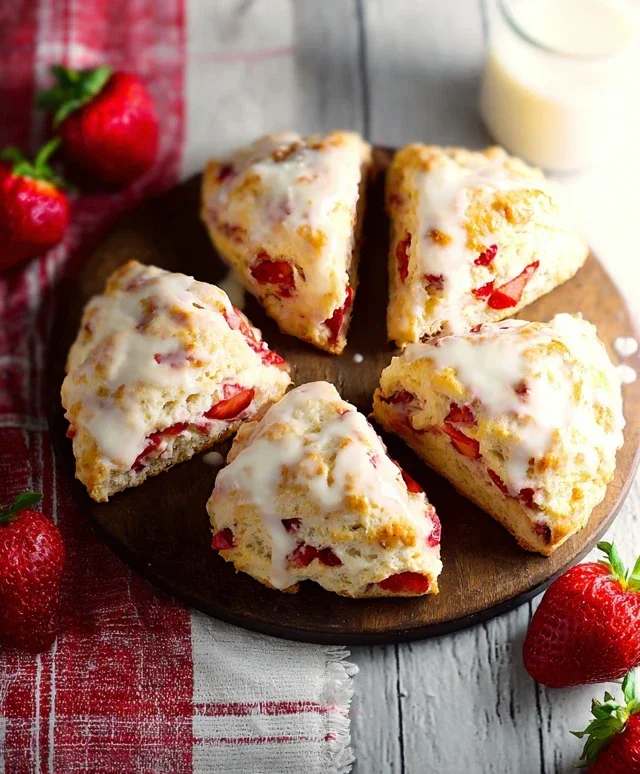 Strawberry Scones