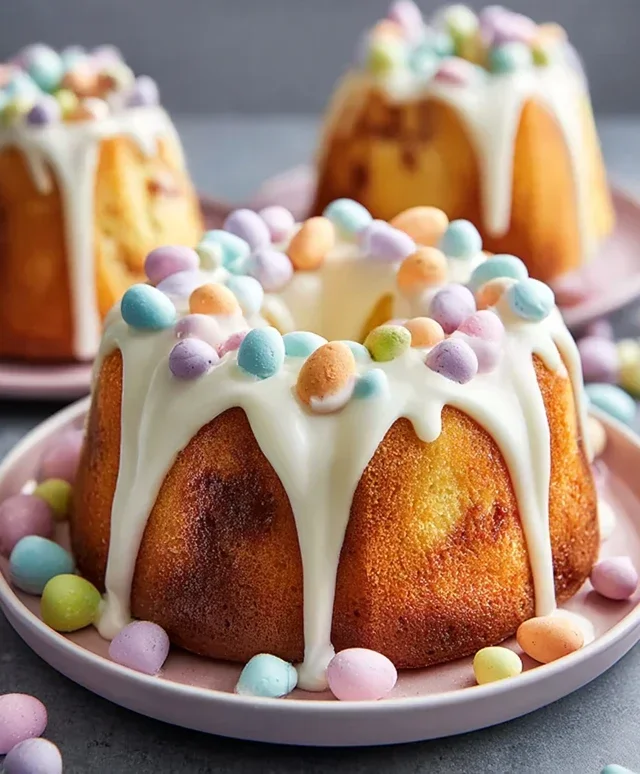 Surprise Inside Easter Bundt Cakes