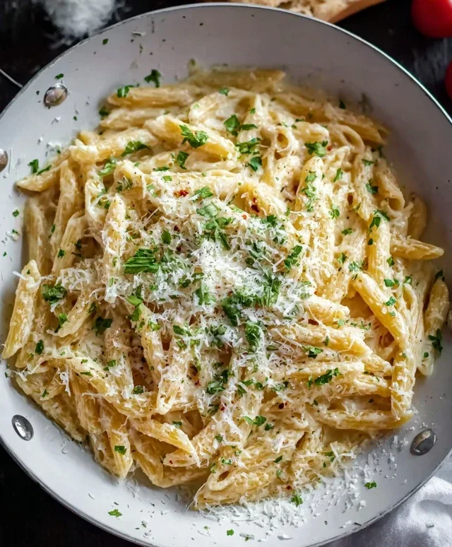One Pot Creamy Garlic Pasta (Just 20 Minutes!)