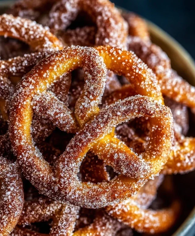 Cinnamon Sugar Pretzels