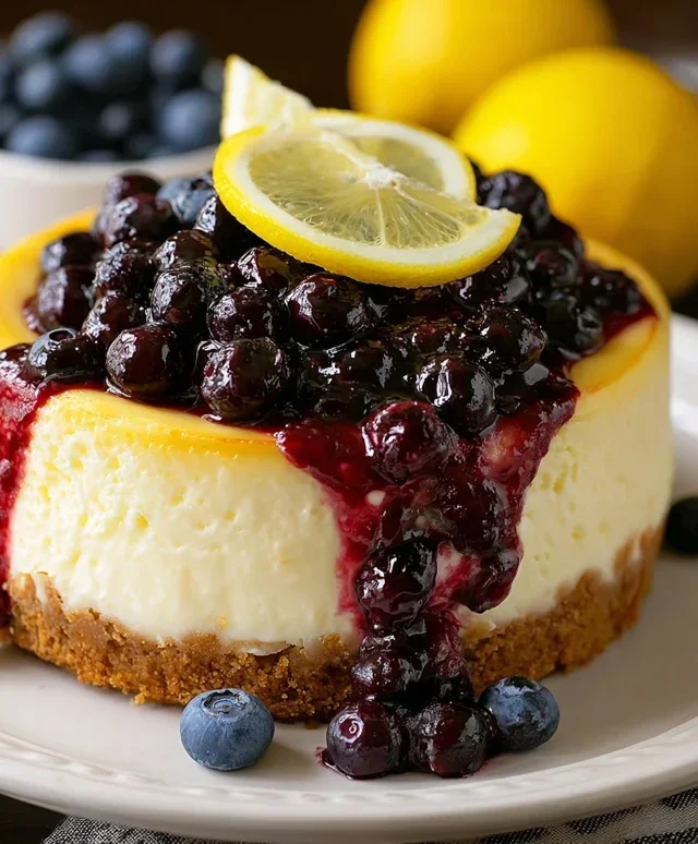 Lemon Blueberry Cheesecake