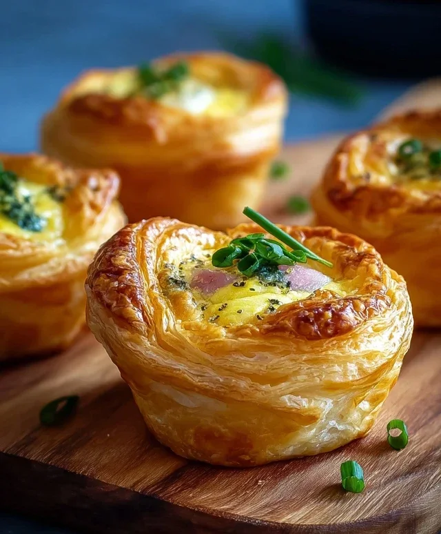 Savory Puff Pastry Cups