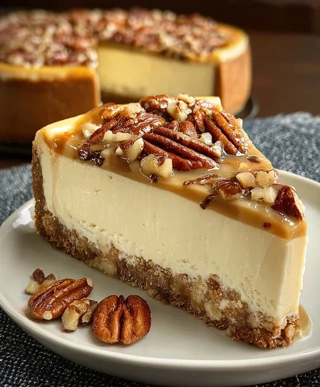 Butter Pecan Cheesecake