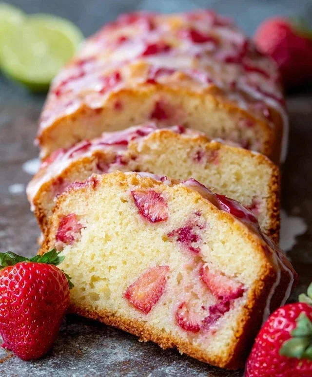Strawberry Pound Cake