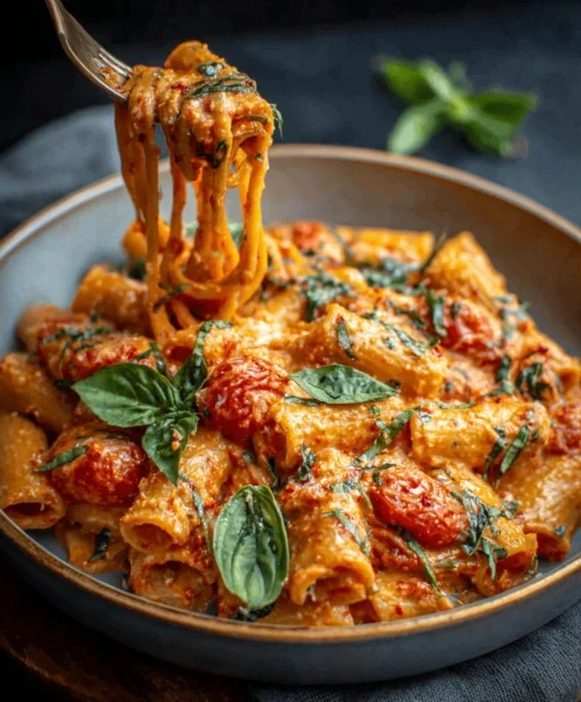 Creamy Tomato Garlic Pasta