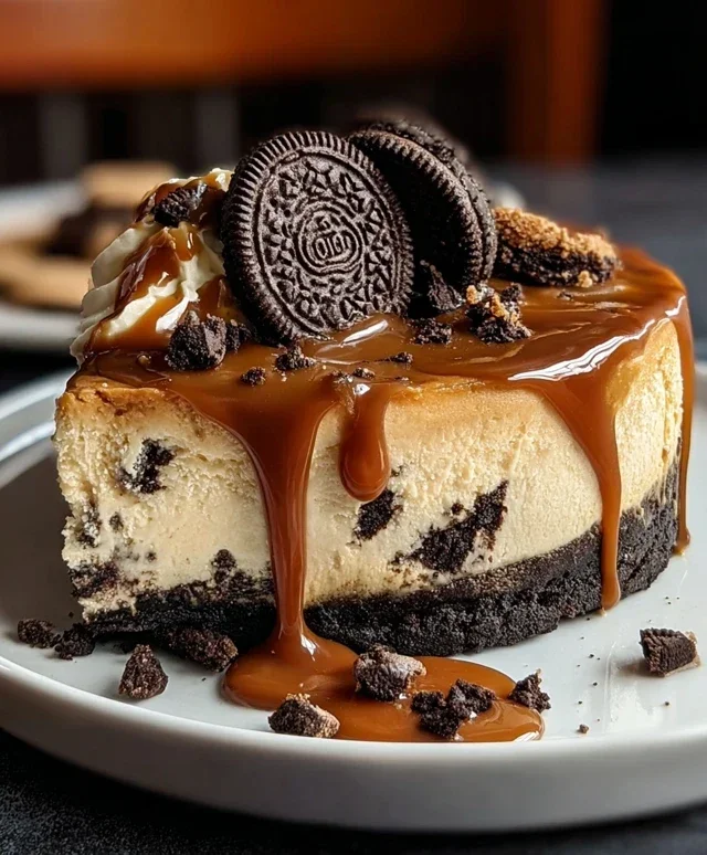 Oreo & Caramel Cheesecake