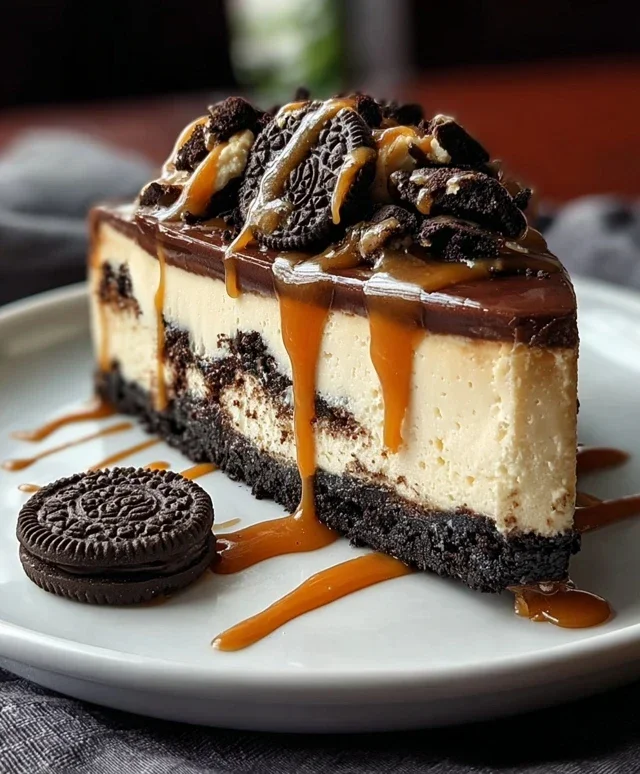 Oreo & Caramel Cheesecake