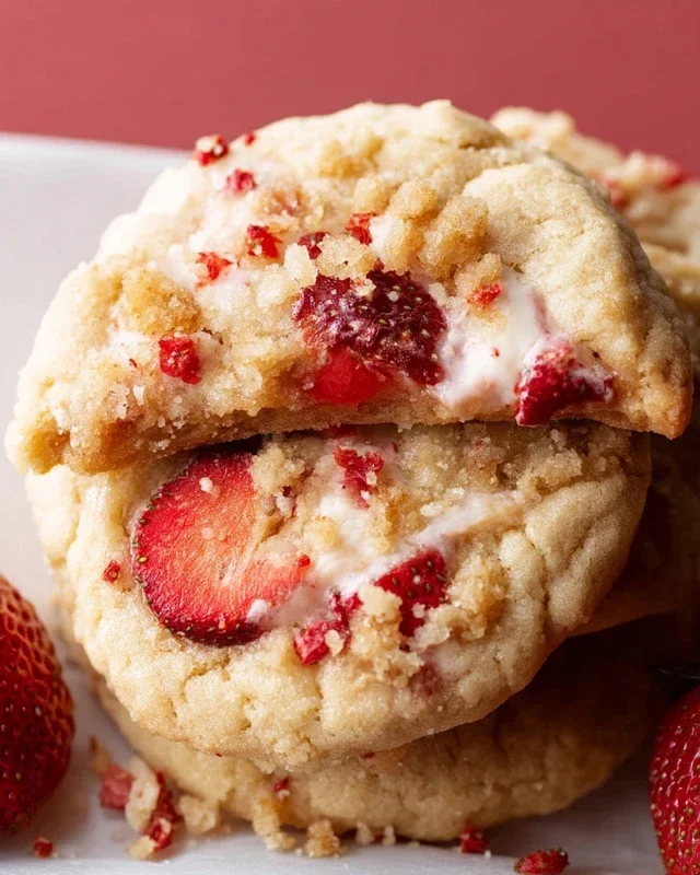 Strawberry Shortcake Cookies