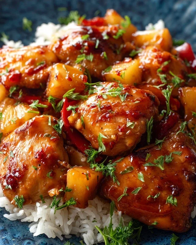 Hawaiian Chicken Sheet Pan