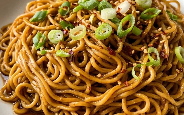 Easy Saucy Ramen Noodles