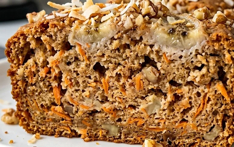 Dairy Free Carrot Cake Banana Bread