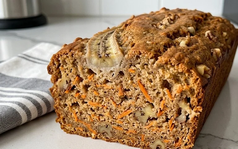 Dairy Free Carrot Cake Banana Bread
