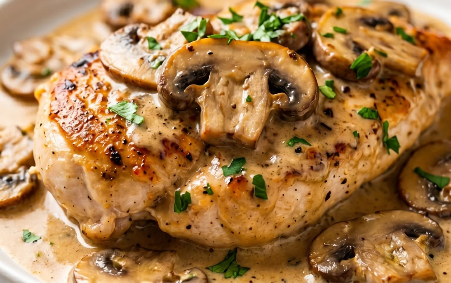 Creamy Mushroom Chicken Recipe